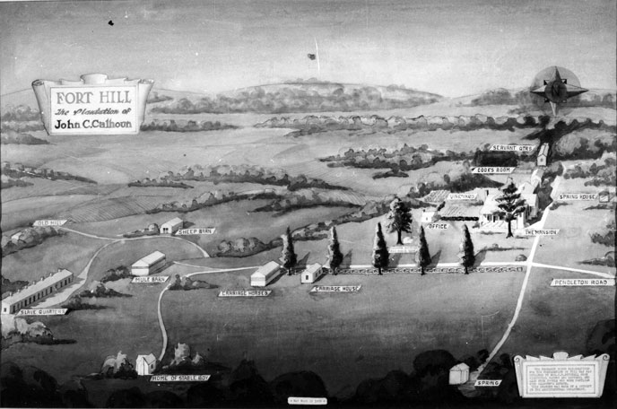 Fort Hill Conjectural Drawing
