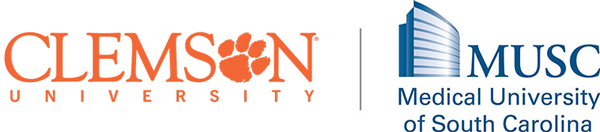 clemson university's logo beside the logo for the medical university of south carolina