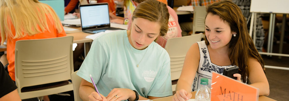 Gettin help with your courses at the Academic Success Center at Clemson University, Clemson SC