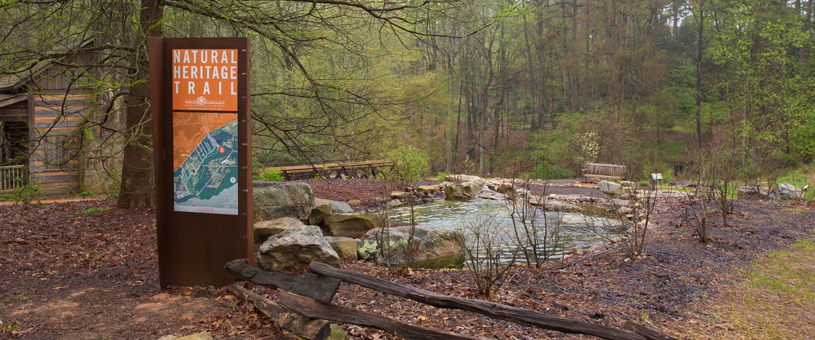 Heritage Trail at the South Carolina Botanical Garden, Clemson, SC. 