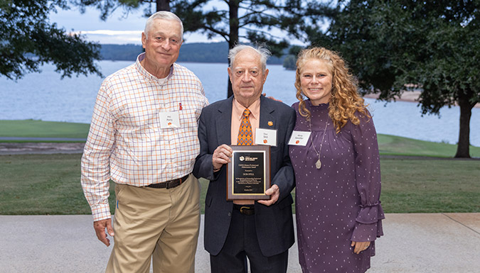 The 2023 CAFLS Alumni Award winners were, from left: Edgar Woods, Don Still, Andrew Hurley and Mallory Maher.
