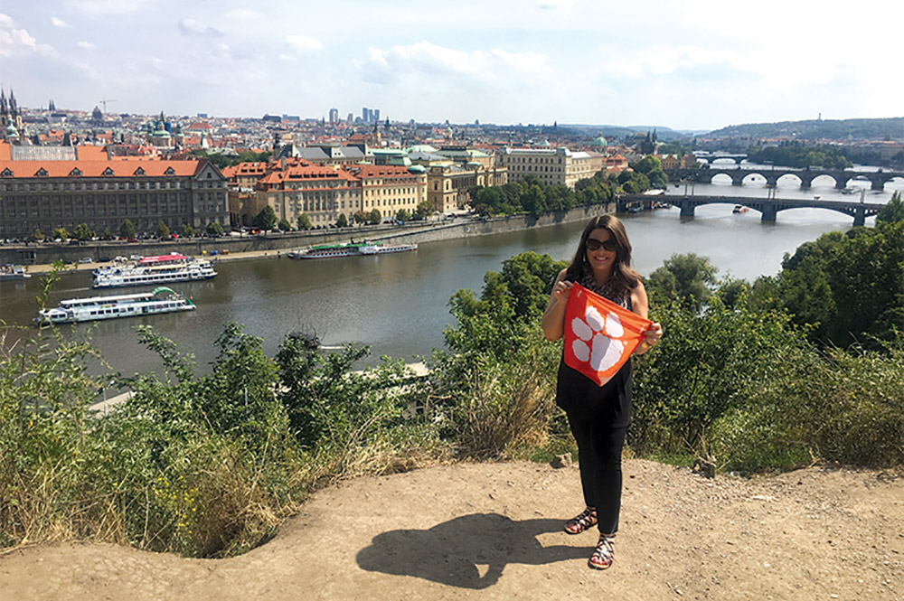 Image of Clemson student in Czech Republic
