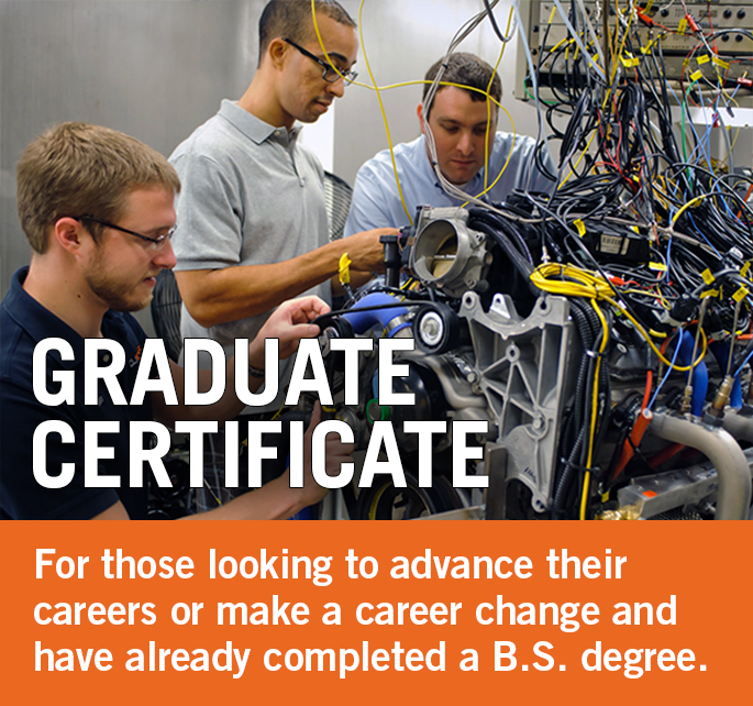 Graduate Certificate in Automotive Engineering for those who have BS degree
