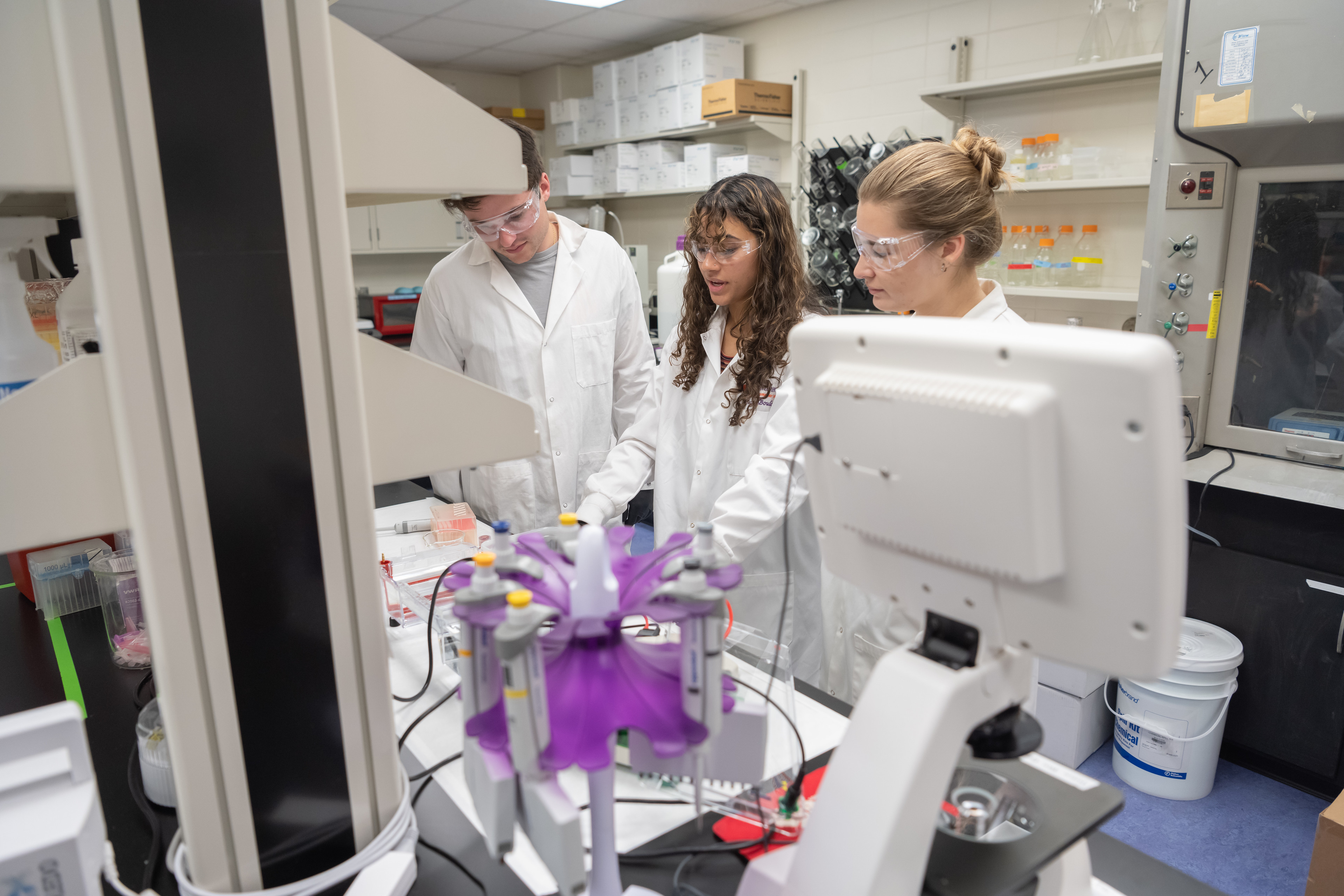 Undergraduate students in Bioengineering at Clemson University.