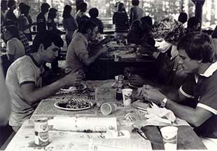 Students Eating