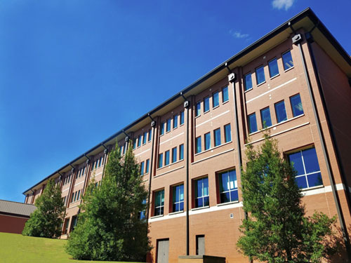 Biosystems Research complex from Cherry Road