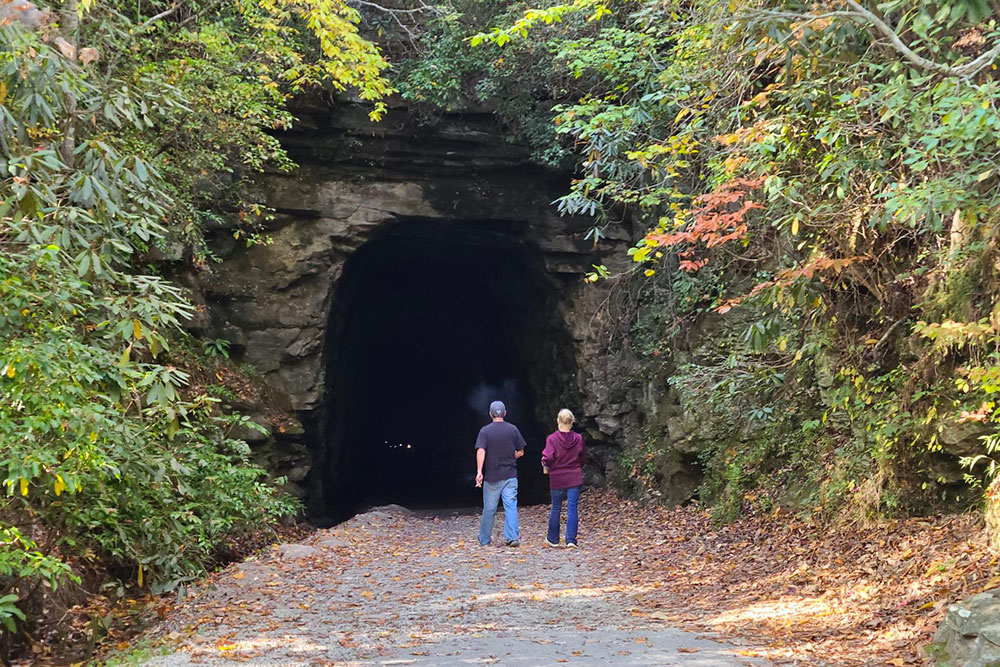 Stumphouse Tunnel opening