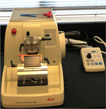 Automated rotary microtome, Leica RM2255, Leica Biosystems