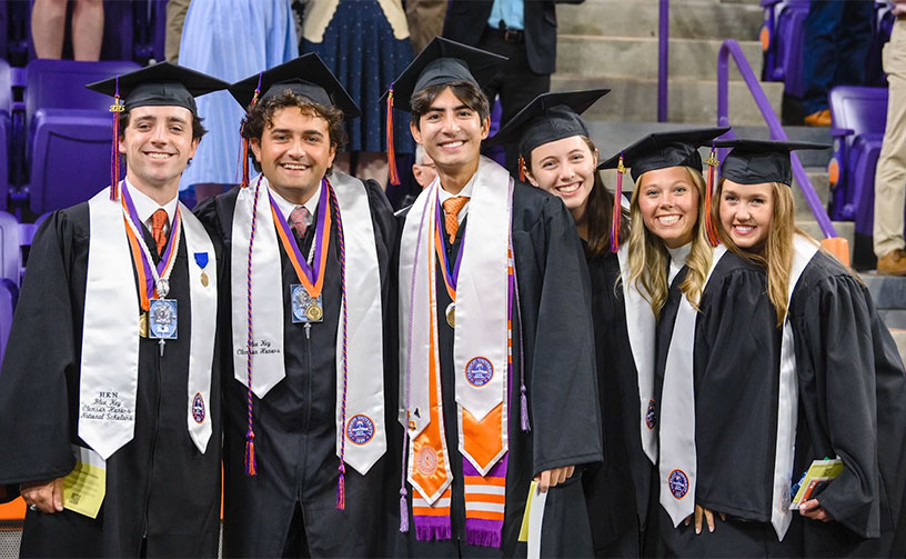Graduates at Little John Coliseum.