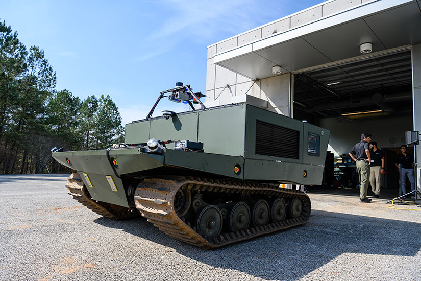 VIPR-GS prototype vehicle on CUICAR campus.