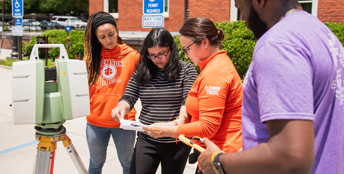 On-hands research at Clemson