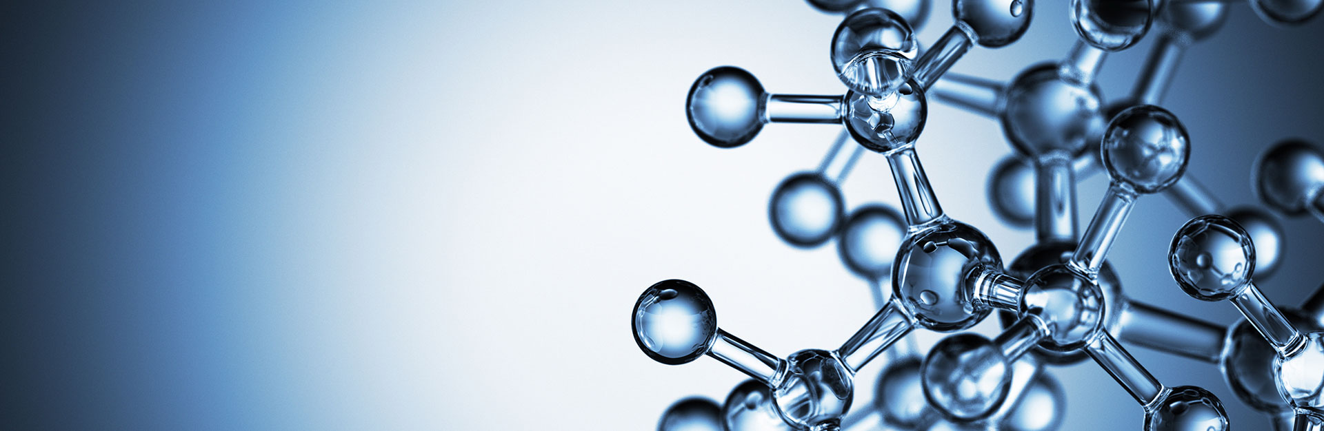 Close up of molecule design
