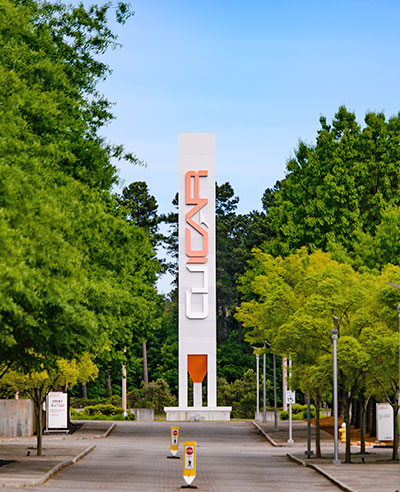 View of CU-ICAR sign in Greenville
