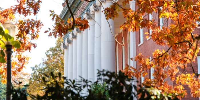 Sikes Hall in the Autumn