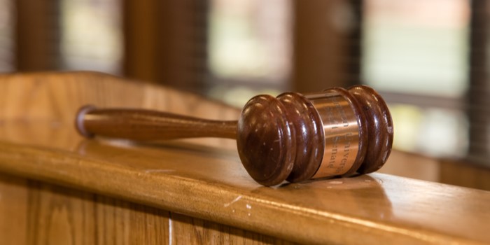 A wooden gavel