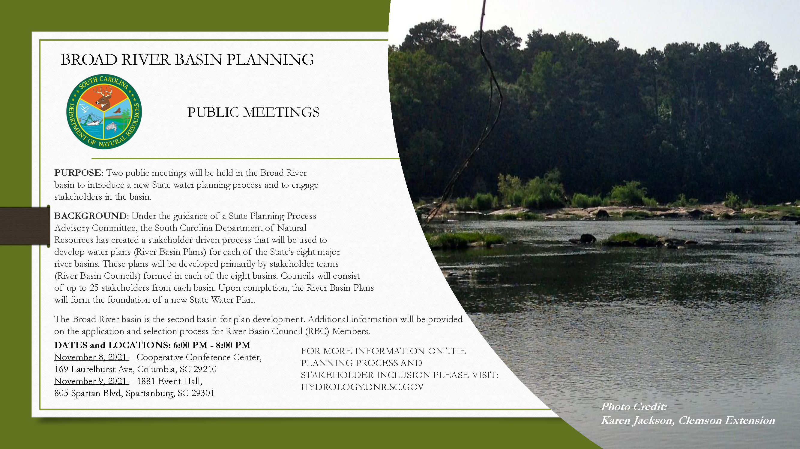 Click Image to Download Broad River Basin Public Meetings Ad