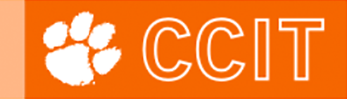 Logo: CCIT with Tiger Paw in orange box.