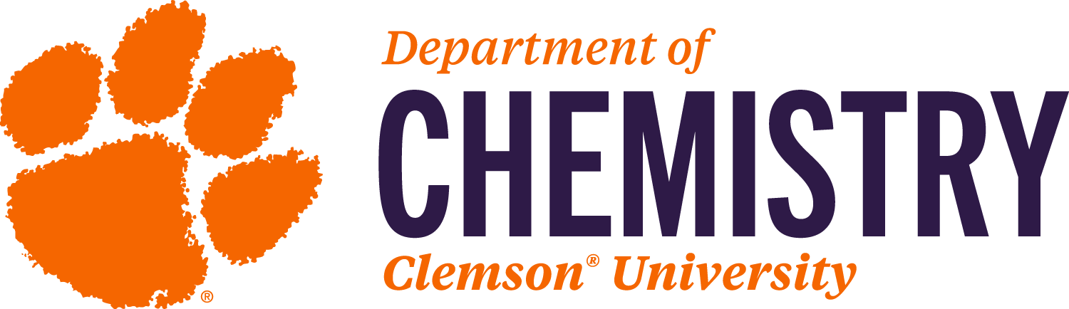 Clemson University Department of Chemistry logo.