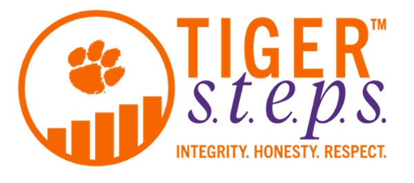 Tiger Steps. Integrity, Honest and Respect