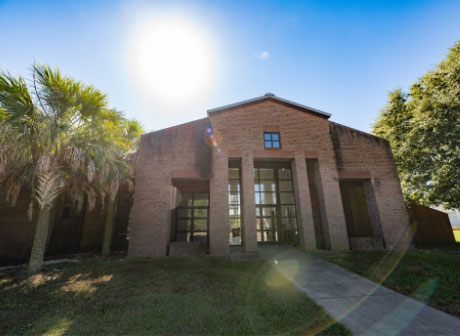 The front of the Sensor and Automation Laboratory at Clemson University's Edisto Research and Education Center (REC).