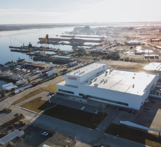 Clemson's innovation campus on a harbor in Charleston, South Carolina.