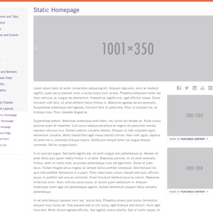 static homepage thumbnail