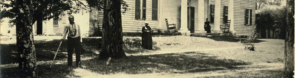 African American at Fort Hill, Clemson University, Clemson South Carolina