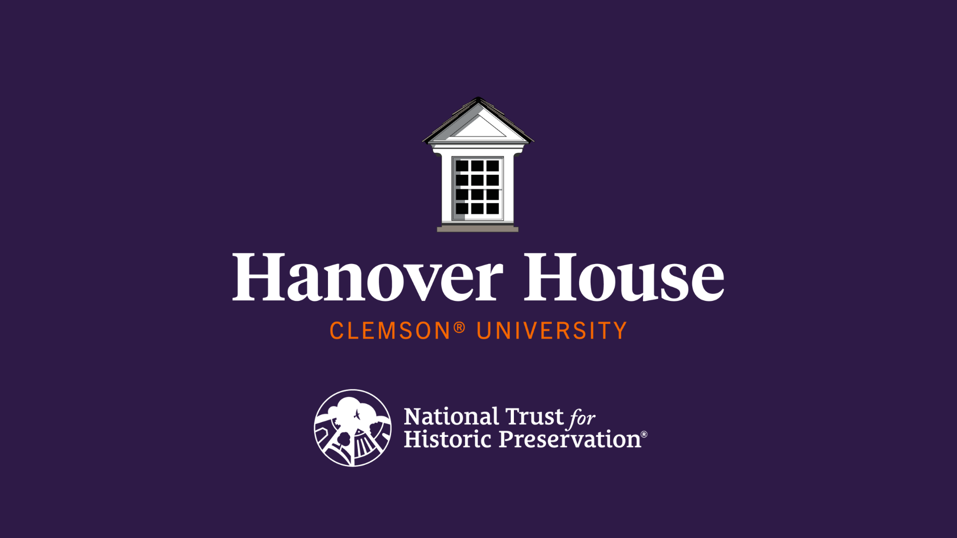 logos, hanover house clemson university, national trust for historic preservation