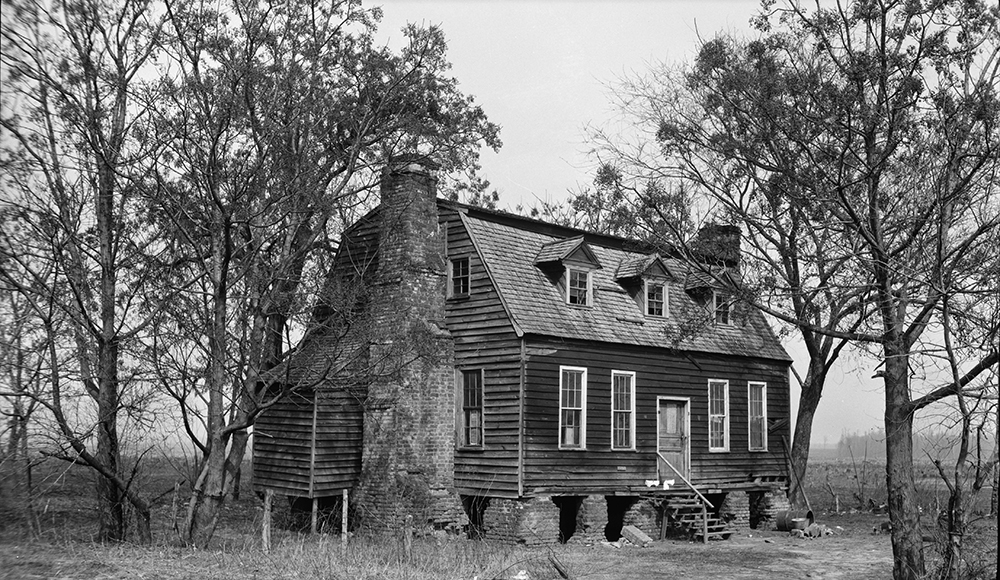 Hanover House in white and black