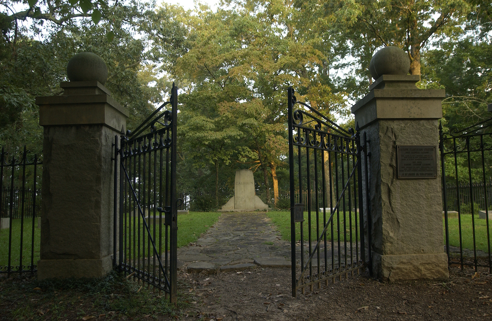Entrance to Calhoun family plot.