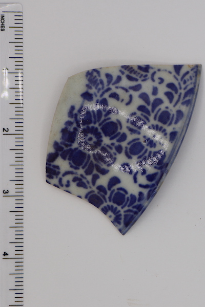 Porcelain from the 20th century excavated from the Cemetery Hill Archaeological Project.