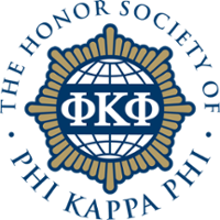 Circle seal of Phi Kappa Phi at Clemson University, Clemson SC