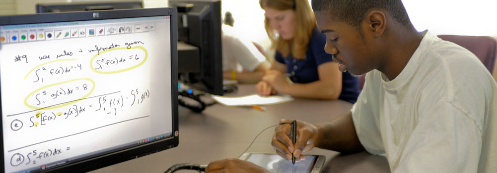 Working on a solution at Clemson University, Clemson, South Carolina