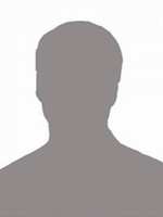 Gray silhouette of a person’s head and shoulders on a white background.