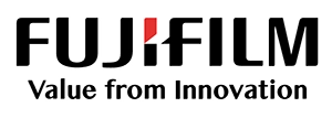 Fujifilm logo featuring the tagline "Value from Innovation."