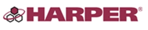 Logo of Harper, featuring a stylized molecule design.