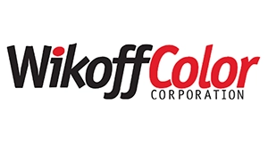 Wikoff Color Corporation logo featuring bold black and red text.