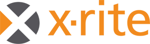 Logo of a technology company featuring a sleek design with gray and orange colors.