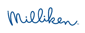 Milliken wordmark logo in blue cursive script on a white background.