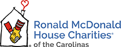Ronald McDonald House Charities of the Carolinas logo with a stylized house and heart graphic.