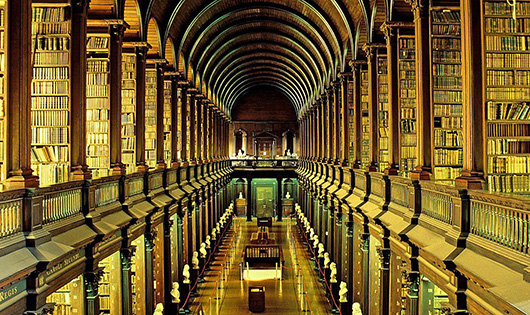 Trinity College Library in Ireland