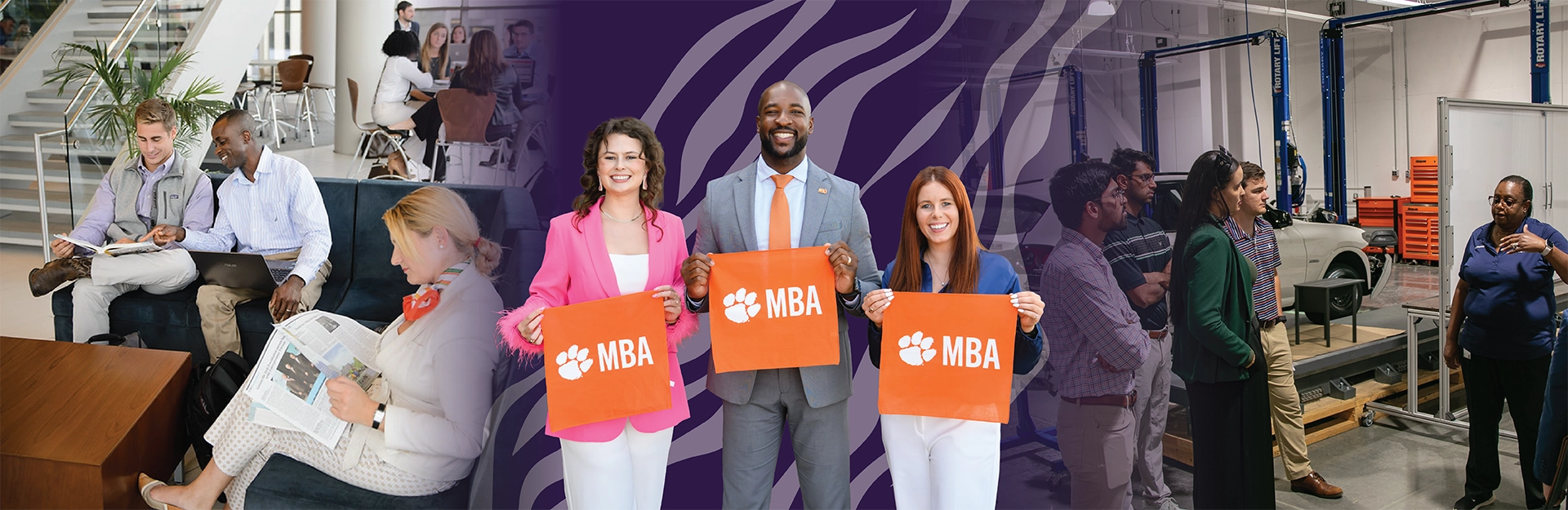 Regalia graphic with stripes