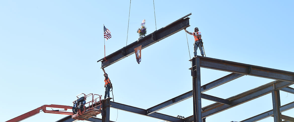 Topping Out Ceremony.