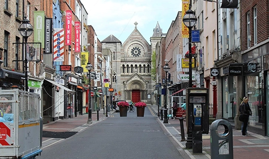 Dublin city view