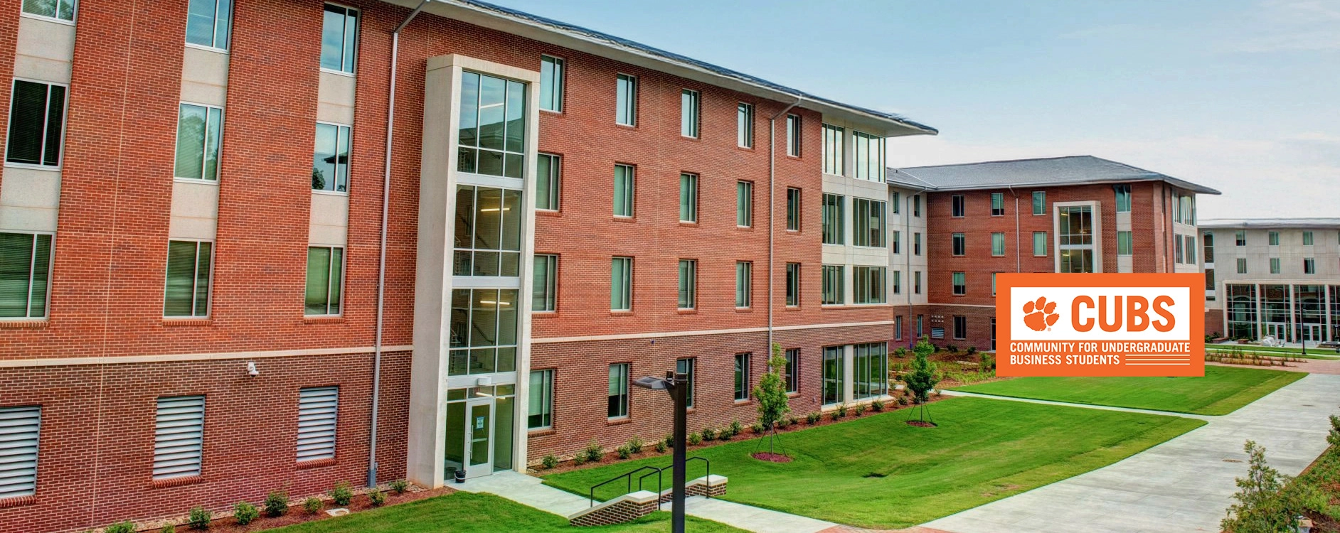 Campus building side view