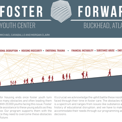 Foster Forward Youth Center | Michael Caraballo & Morgan Clark | Arch 8920 | Professors Albright, Heine and Ersoy