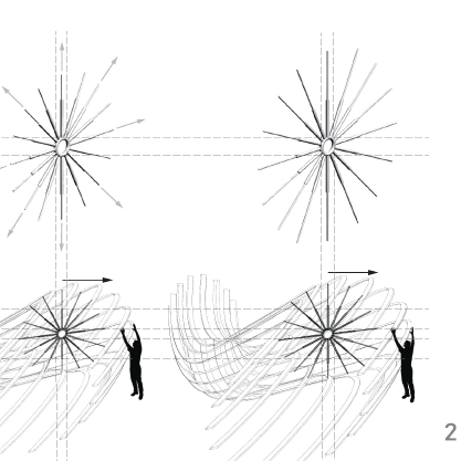 Undulations | Andrew Tuz | ARCH 1510 |Professors Hambright-Belue, Floyd, Pass, Maurina, Hünkar, Scott, Hecker, Terrim