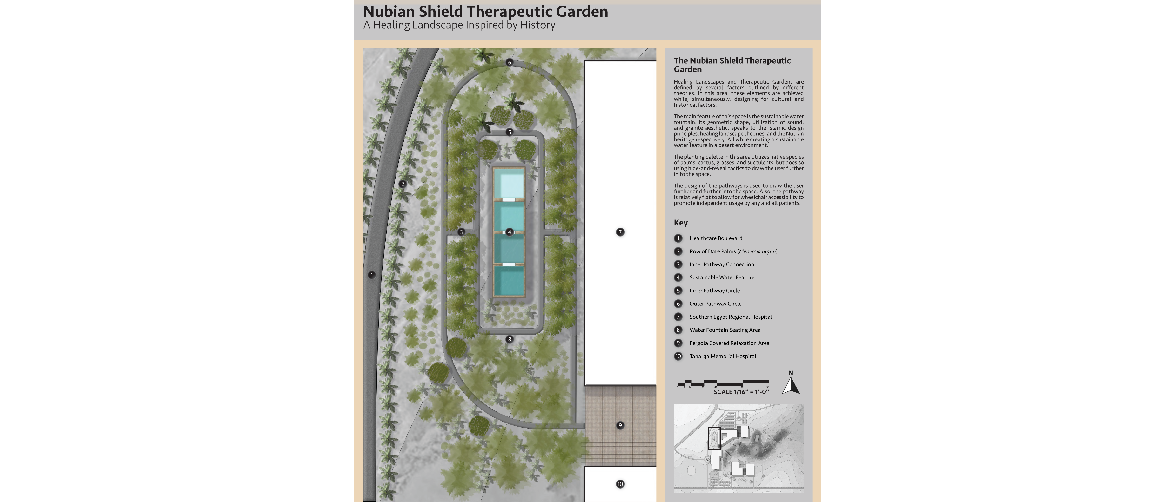 Taharqa Hospital Park | Michael Tyler | LARCH 8520: Advanced Urban Desgin | Professor Nassar