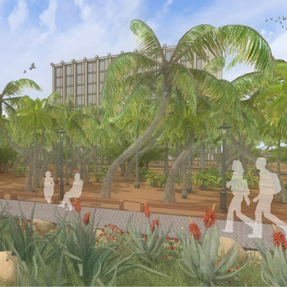 Taharqa Hospital Park | Michael Tyler | LARCH 8520: Advanced Urban Desgin | Professor Nassar
