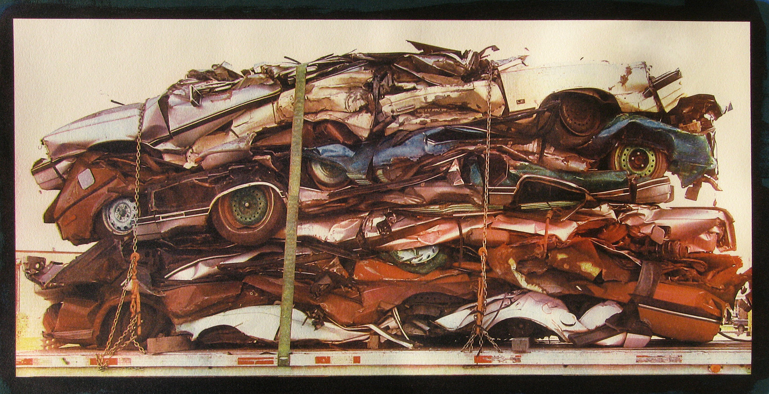 Christina Z. Anderson | MFA 2005 | Car Squish | Gum bichromate